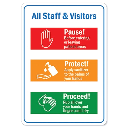 Signmission Safety Sign, OSHA Notice, 18" Height, Aluminum, Stop Spread Of Flu OS-NS-A-1824-25564